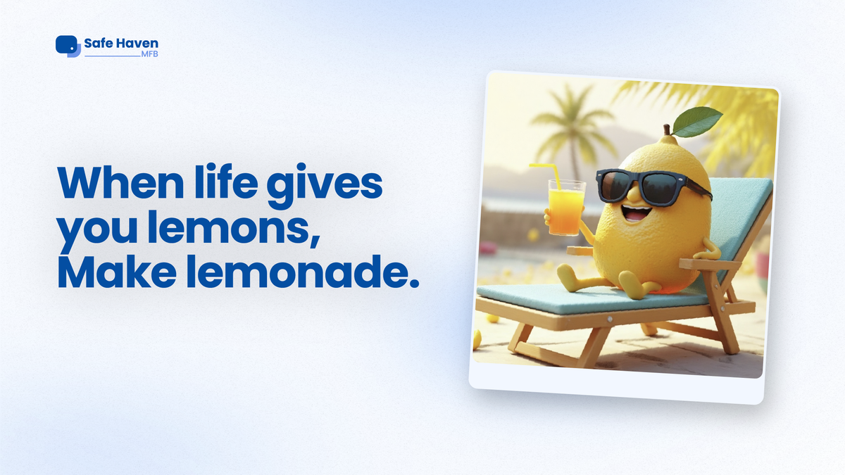 WHEN LIFE GIVESYOU LEMONS, MAKE LEMONADE